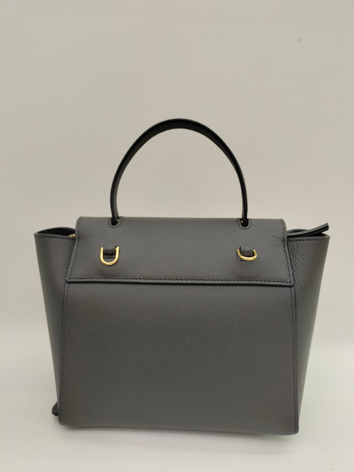 Celine Nano Belt Grained Grey GHW 2022