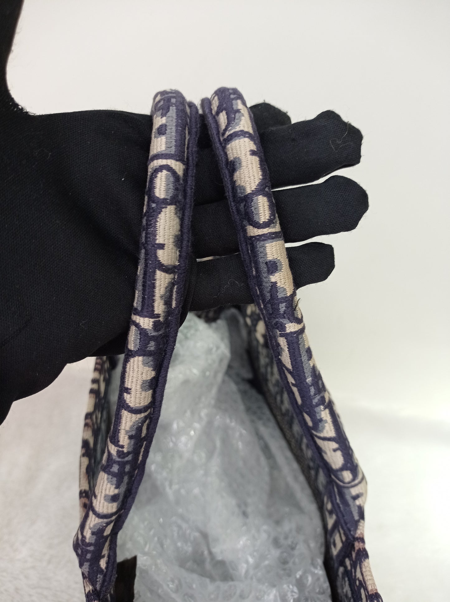 Dior Tote Book Medium Oblique Navy 2019