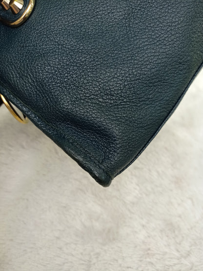 Balenciaga Mini City Edge Emerald GHW