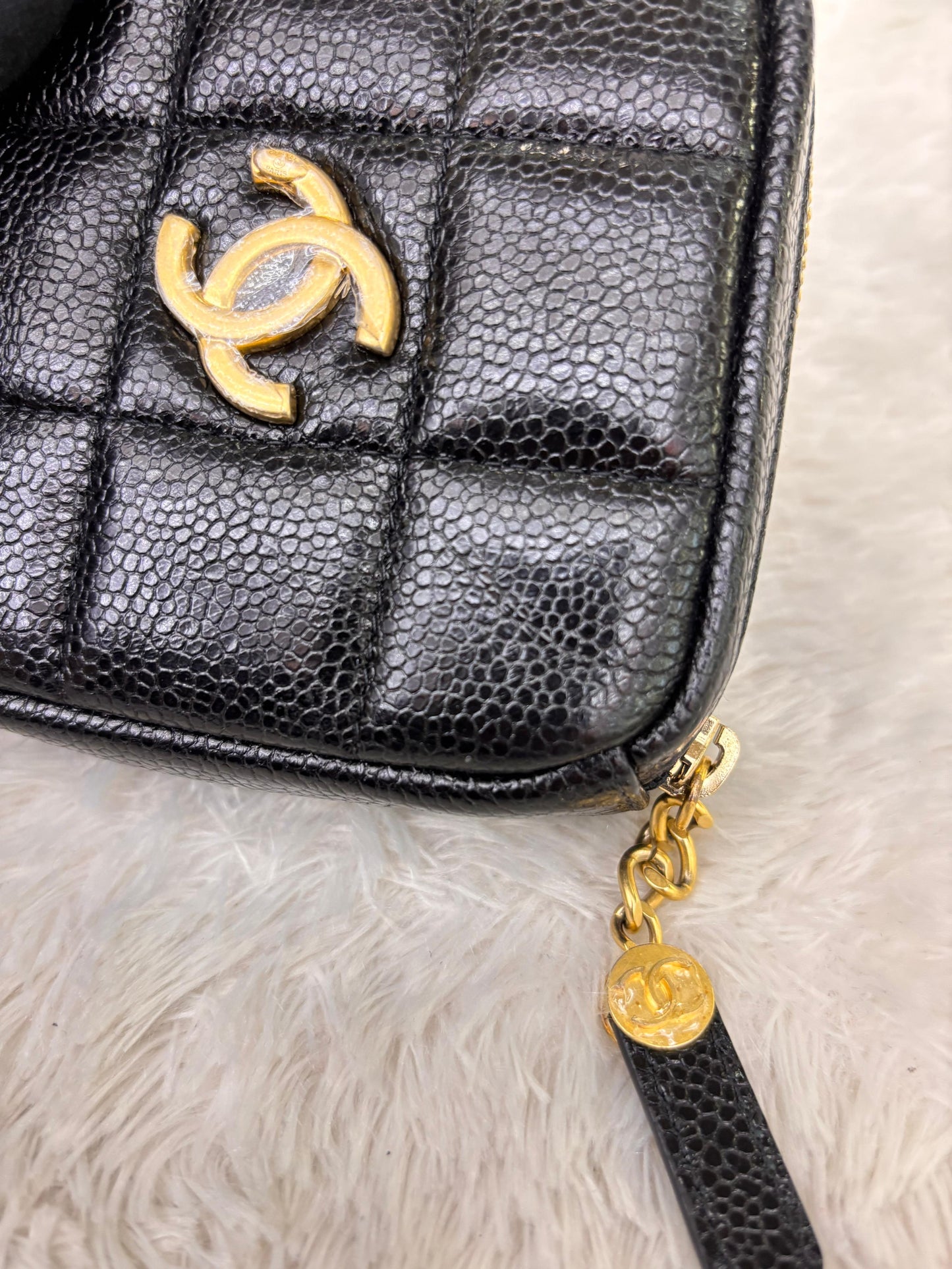 Chanel Diamond Belt Bag Caviar Black GHW #30