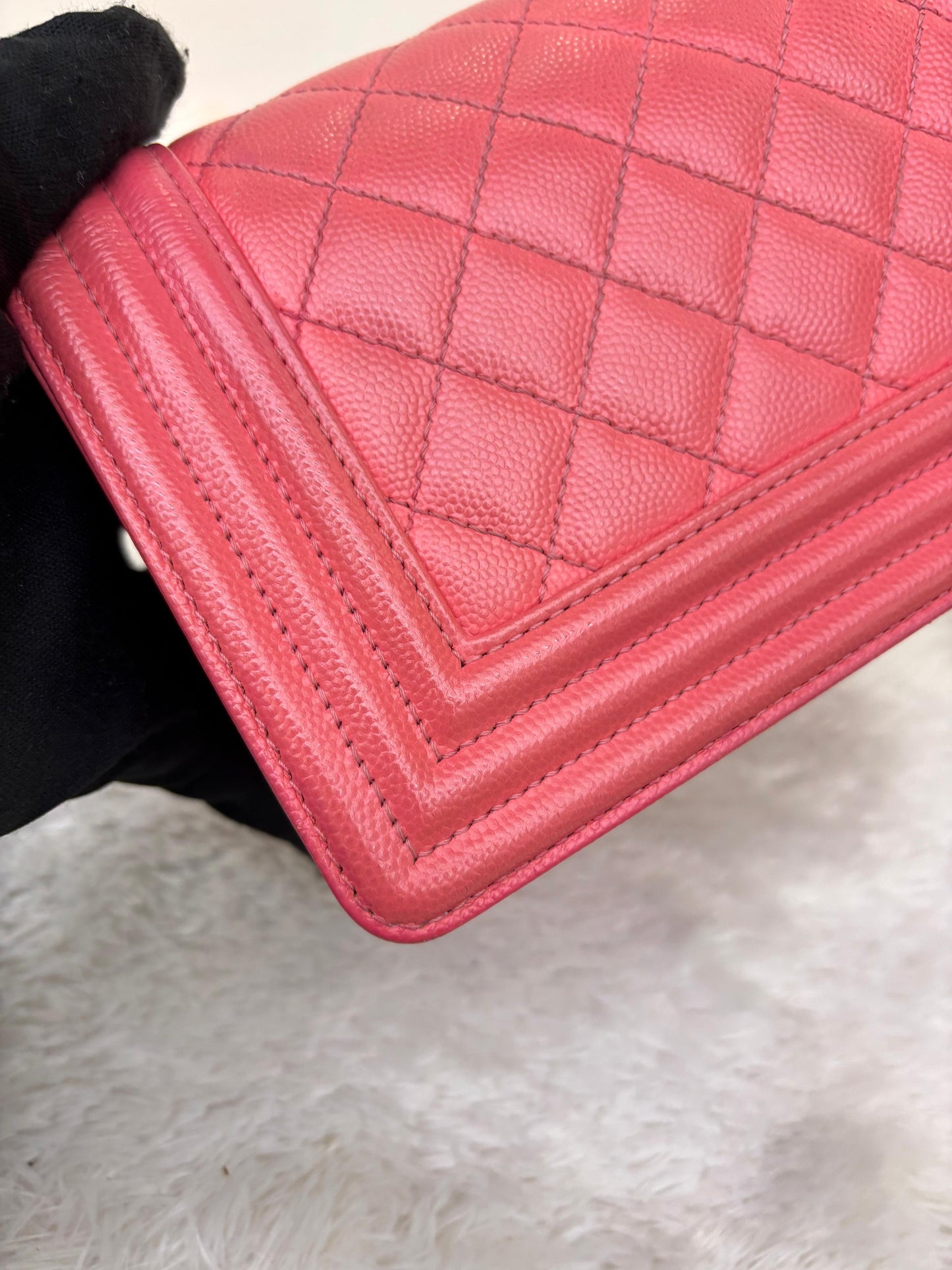 Chanel Boy 20 Small Caviar Pink GHW #25