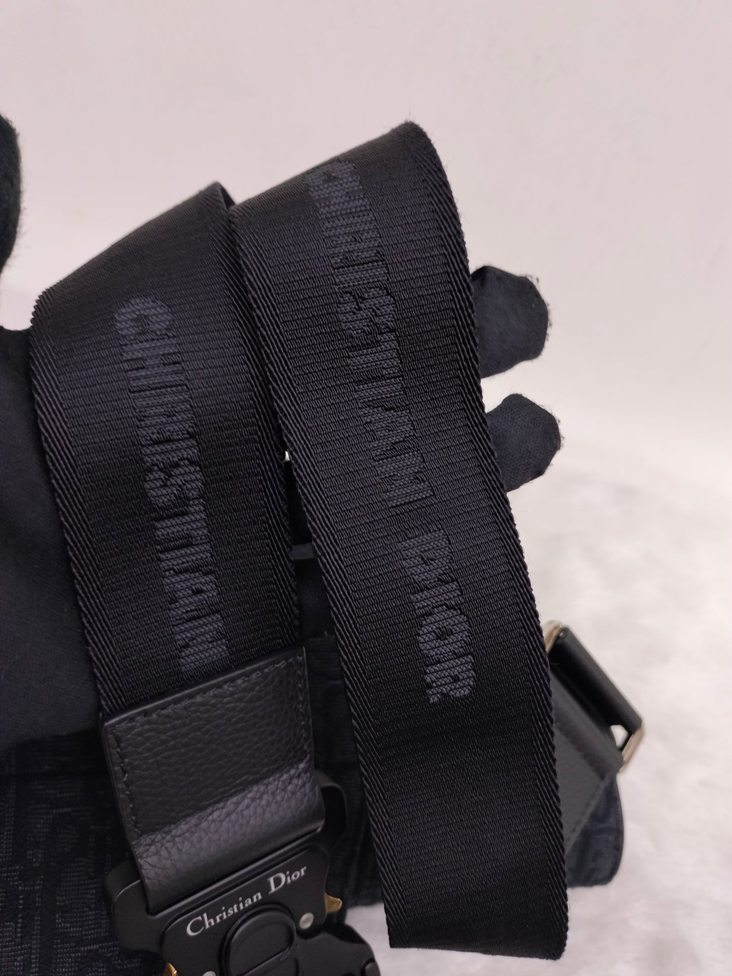 Dior Saddle Men Oblique Jacquard Black 2023