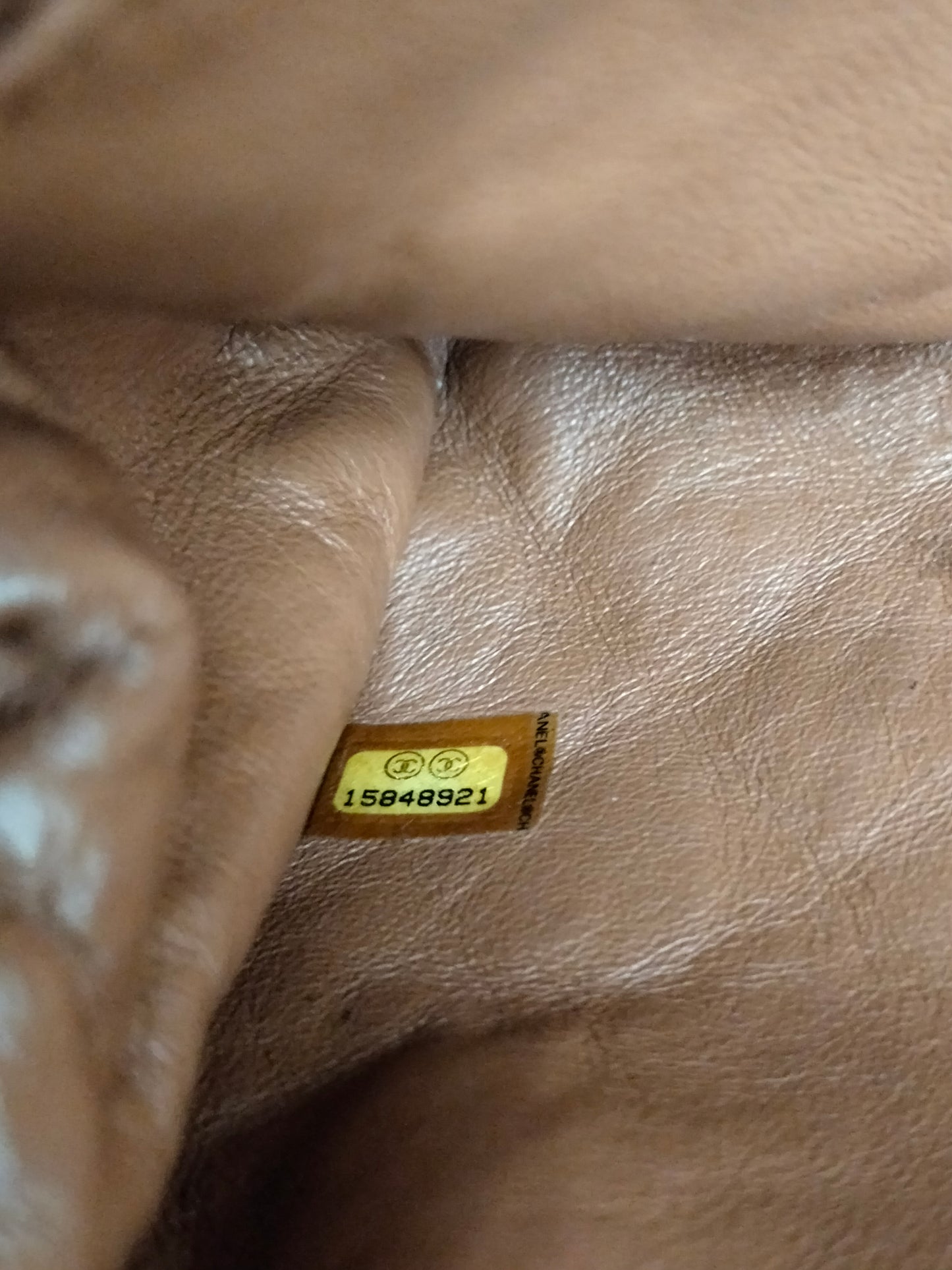 Chanel Timeless Caviar Brown SHW #15