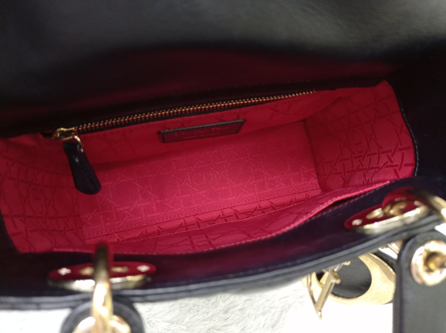 Lady Dior Small Lamb Black GHW 2018