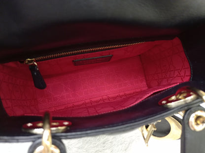Lady Dior Small Lamb Black GHW 2018