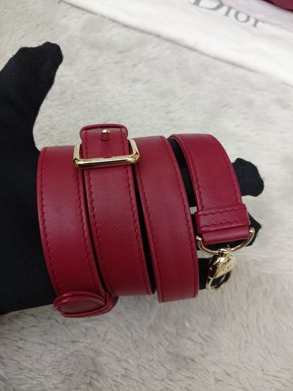 Lady Dior Medium Lamb Wine GHW 2017