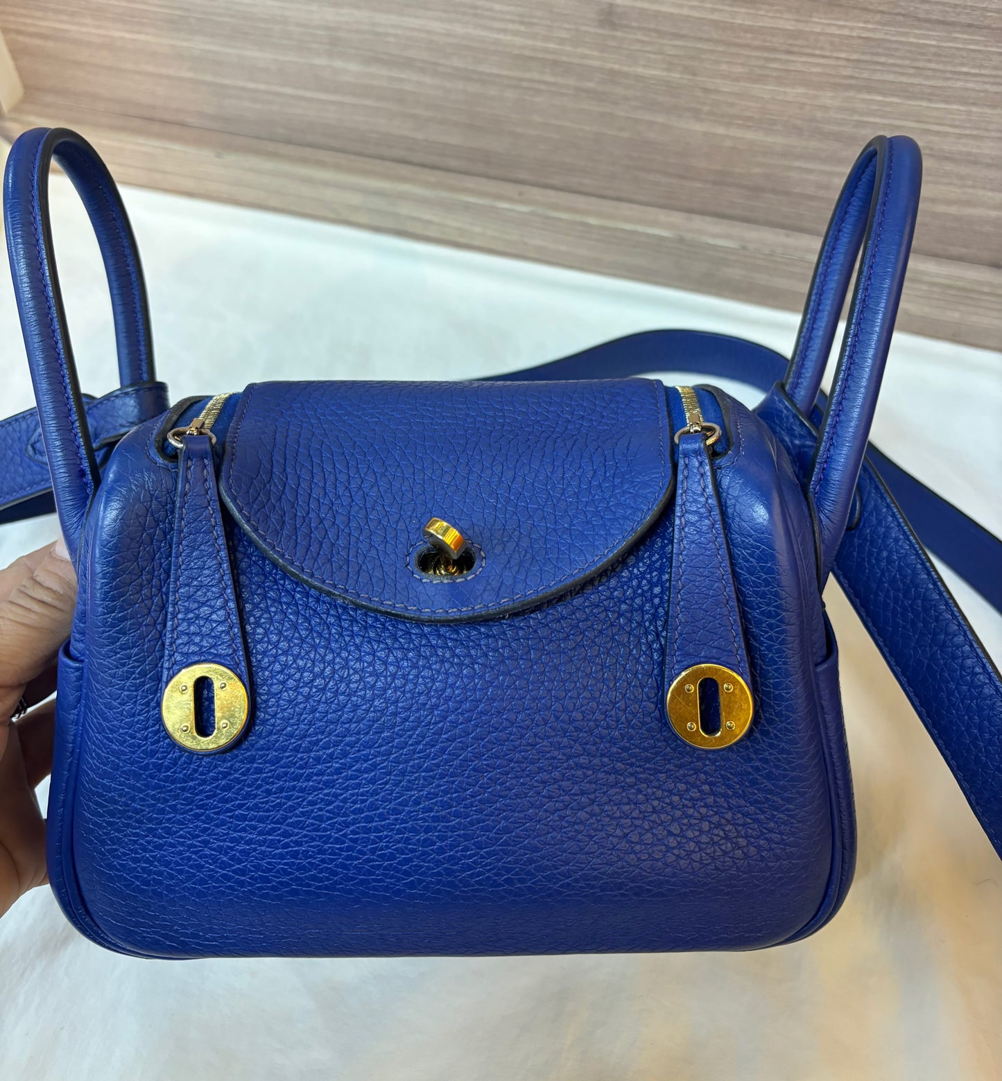 Lindy Mini Clem Bleu Royal GHW #U