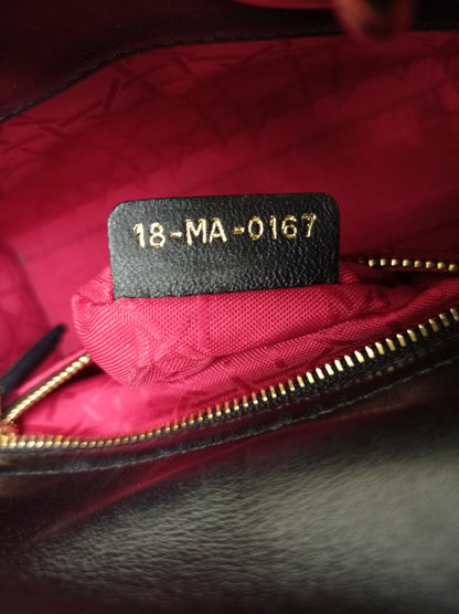 Lady Dior Mini Lamb Black GHW 2017
