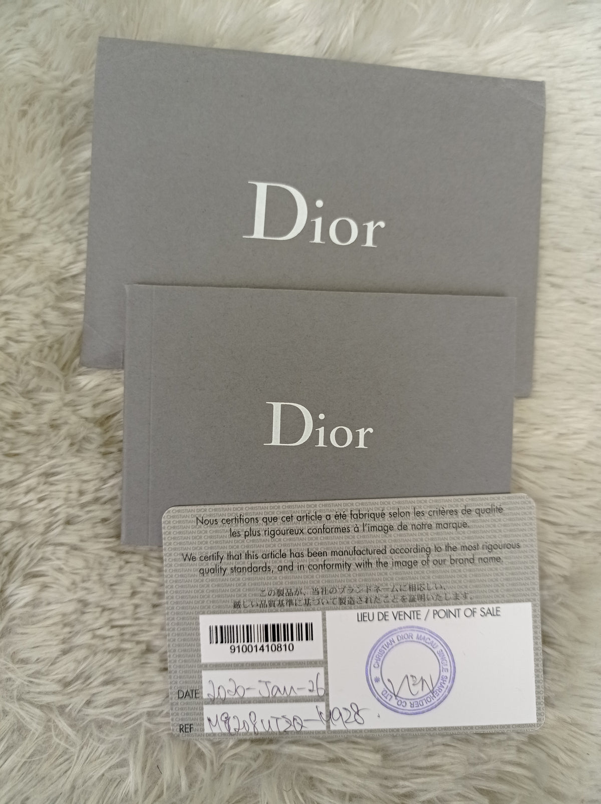 Dior Montaigne 30 Chain Flap Oblique Navy GHW 2020