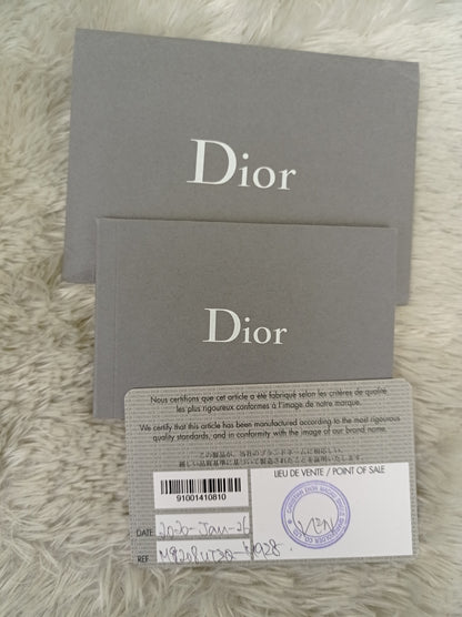 Dior Montaigne 30 Chain Flap Oblique Navy GHW 2020