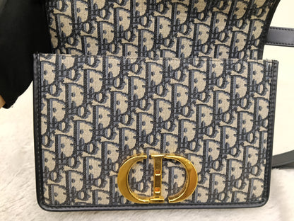 Dior Montaigne 30 Oblique Navy GHW 2022