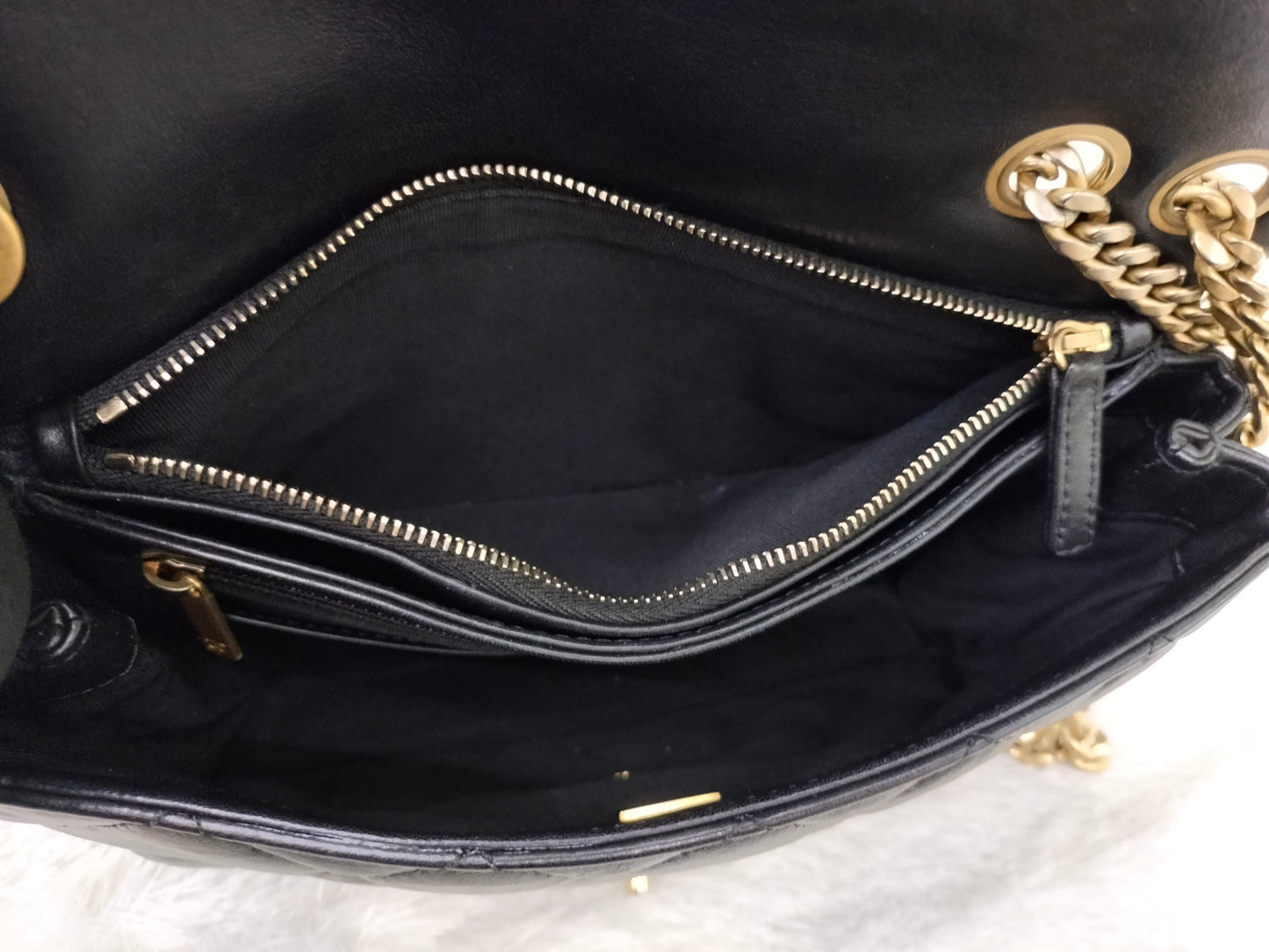 Chanel Small Pillow Crush Flap Lamb Black GHW (CHIP)