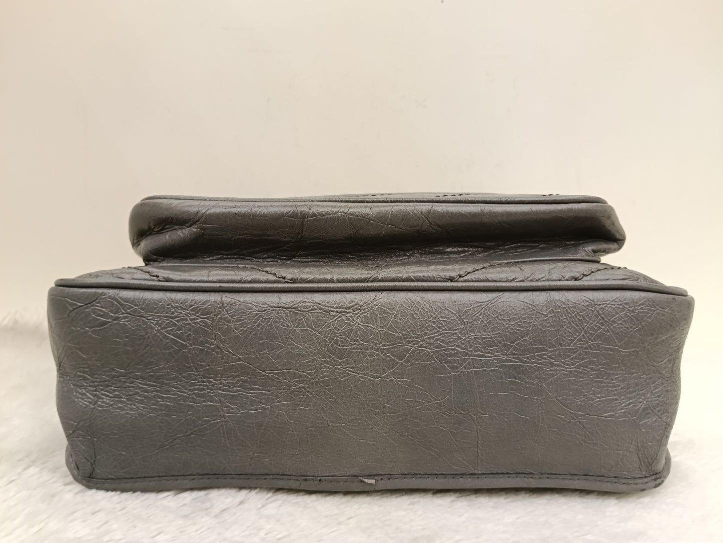 YsL Niki Medium Calfskin Grey RHW 2018