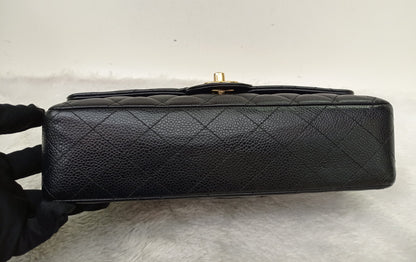 Chanel Medium Caviar Black GHW DF #21