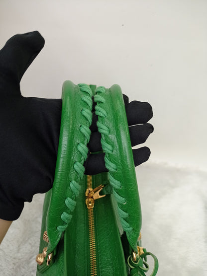 Balenciaga Reguler City Classic Giant Green GHW 2015