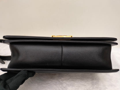 Chanel Boy 28 Calfskin Black RGHW #19