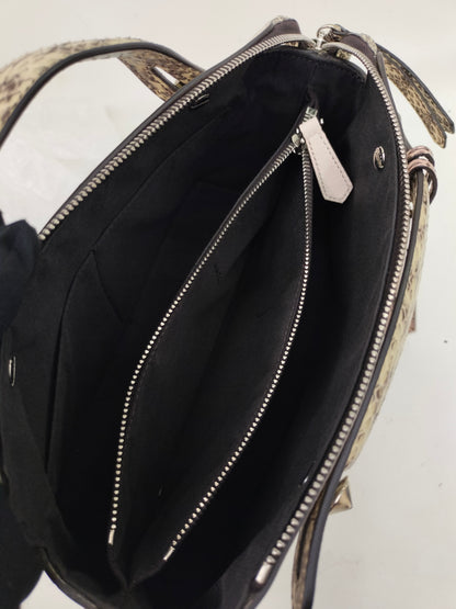 Fendi BTW Medium Off White Handle Python SHW 2017
