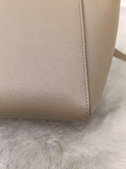 Celine Nano Belt Grained Light Taupe GHW 2018