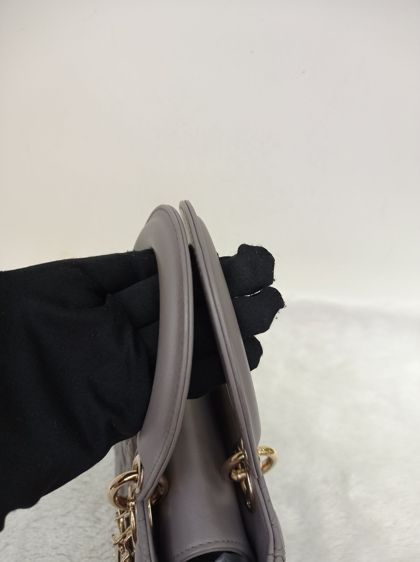 Lady Dior Small Lamb Grey GHW 2019