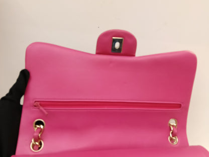 Chanel Jumbo Lamb Fuchsia GHW DF #21