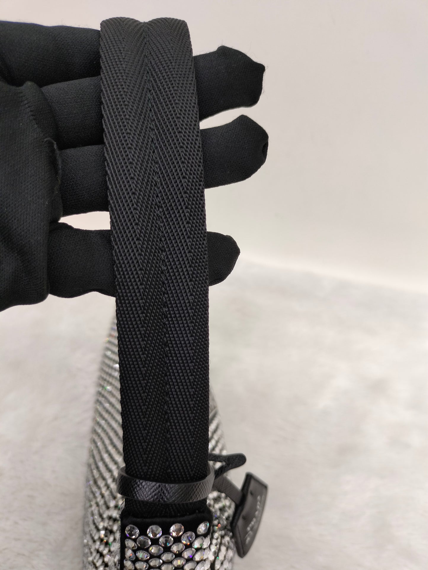 *Neverbeen Used* Prada Re-Edition Crystal Black SHW 2022