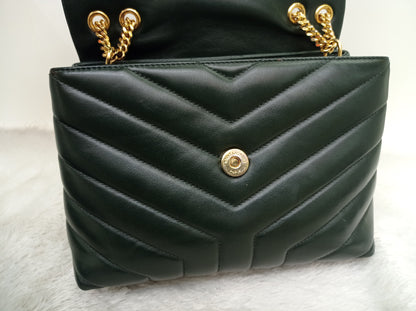 YsL Lou Lou Small Lamb Emerald Green GHW 2019