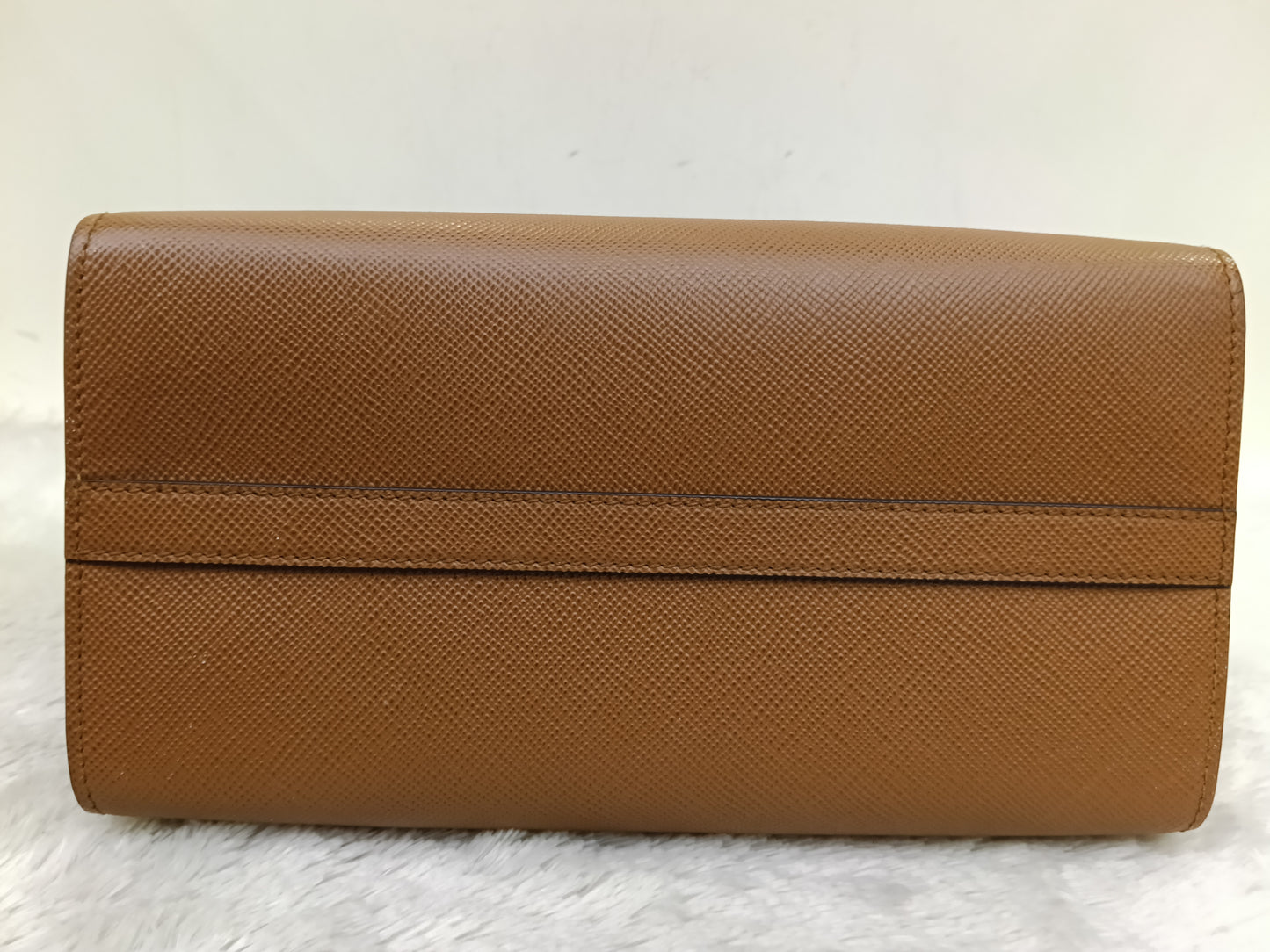 Prada Saffiano Cuir+C Cognac GHW