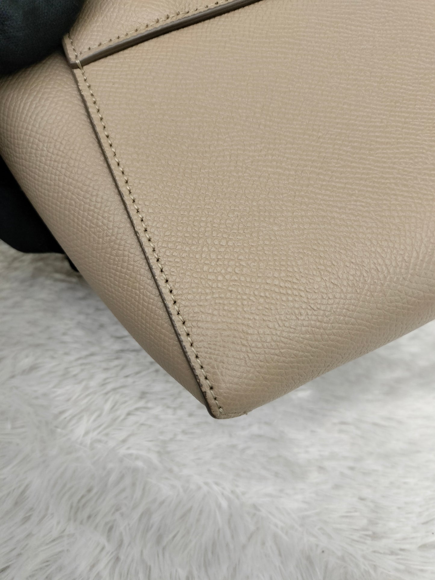 Celine Pico Belt Grained Taupe GHW 2021