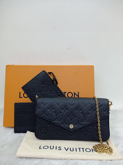 LV Felicie GM Monogram Empreinte Noir (CHIP)