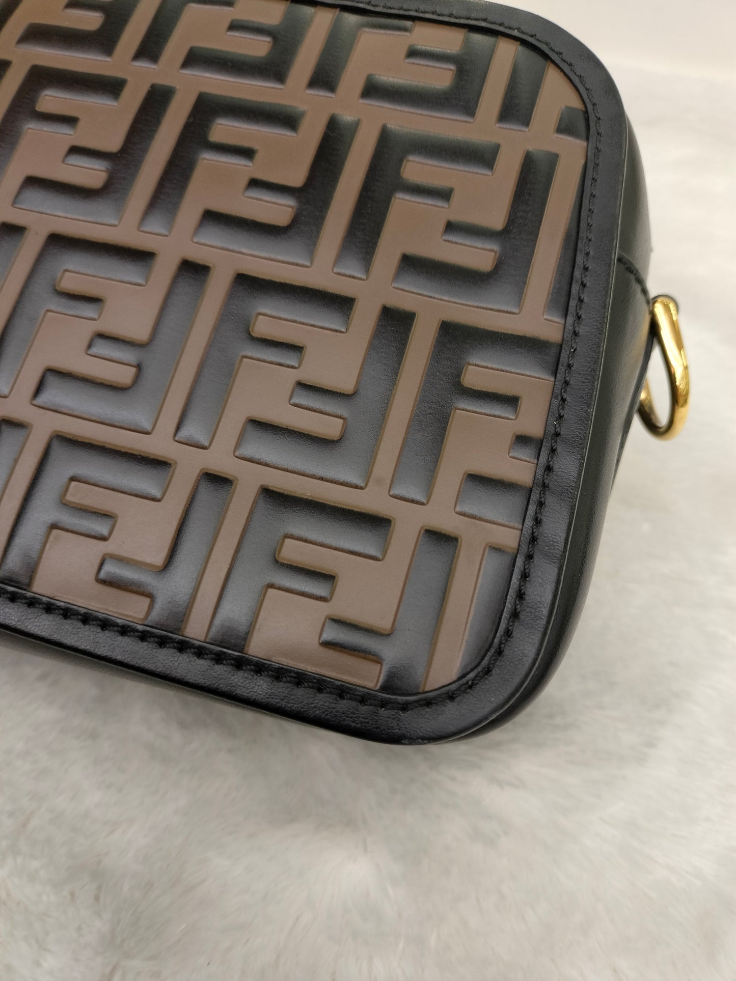 Fendi Camera Bag FF Black Maya GHW