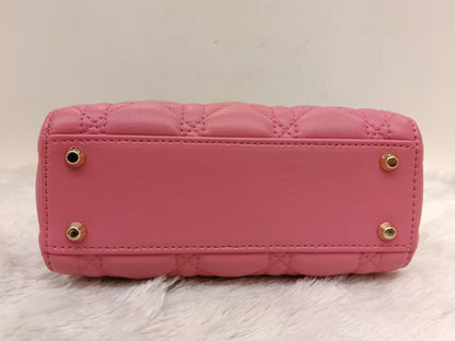 Lady Dior Mini Lamb Fuchsia GHW 2018