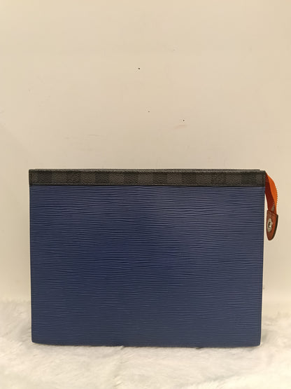 LV Pochette Voyage MM Taiga Epi Graphite Blue Grey 2018