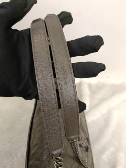 YsL Niki Medium Calfskin Grey RHW 2020