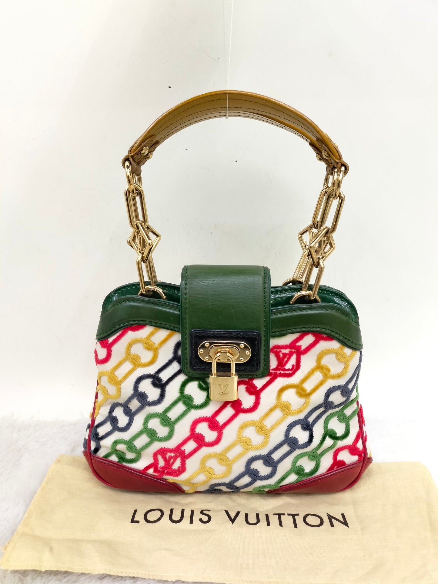 LV Mini Linda Charms Velvet Chains Multicolour 2006