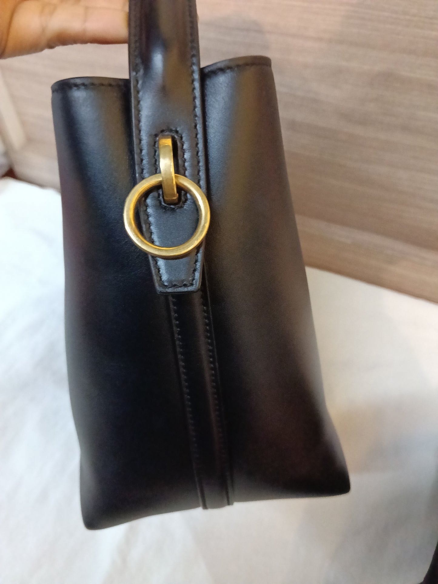 YsL Le37 Small Calfskin Black GHW 2023