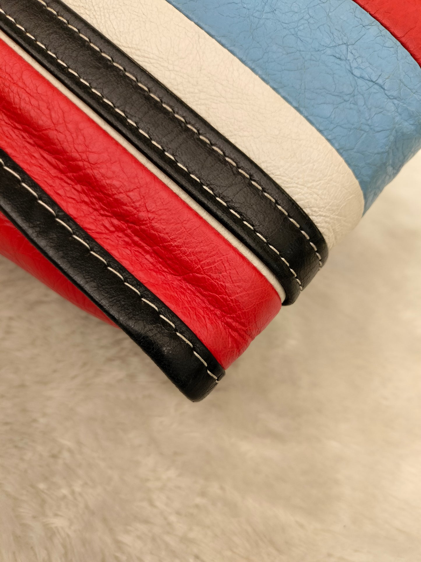 Balenciaga Bazaar XXS Stripe Tote Bicolor SHW