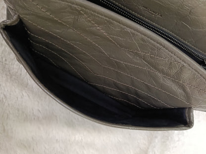 YsL Niki Medium Calfskin Grey RHW 2020