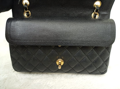 Chanel Medium Caviar Black GHW DF #20