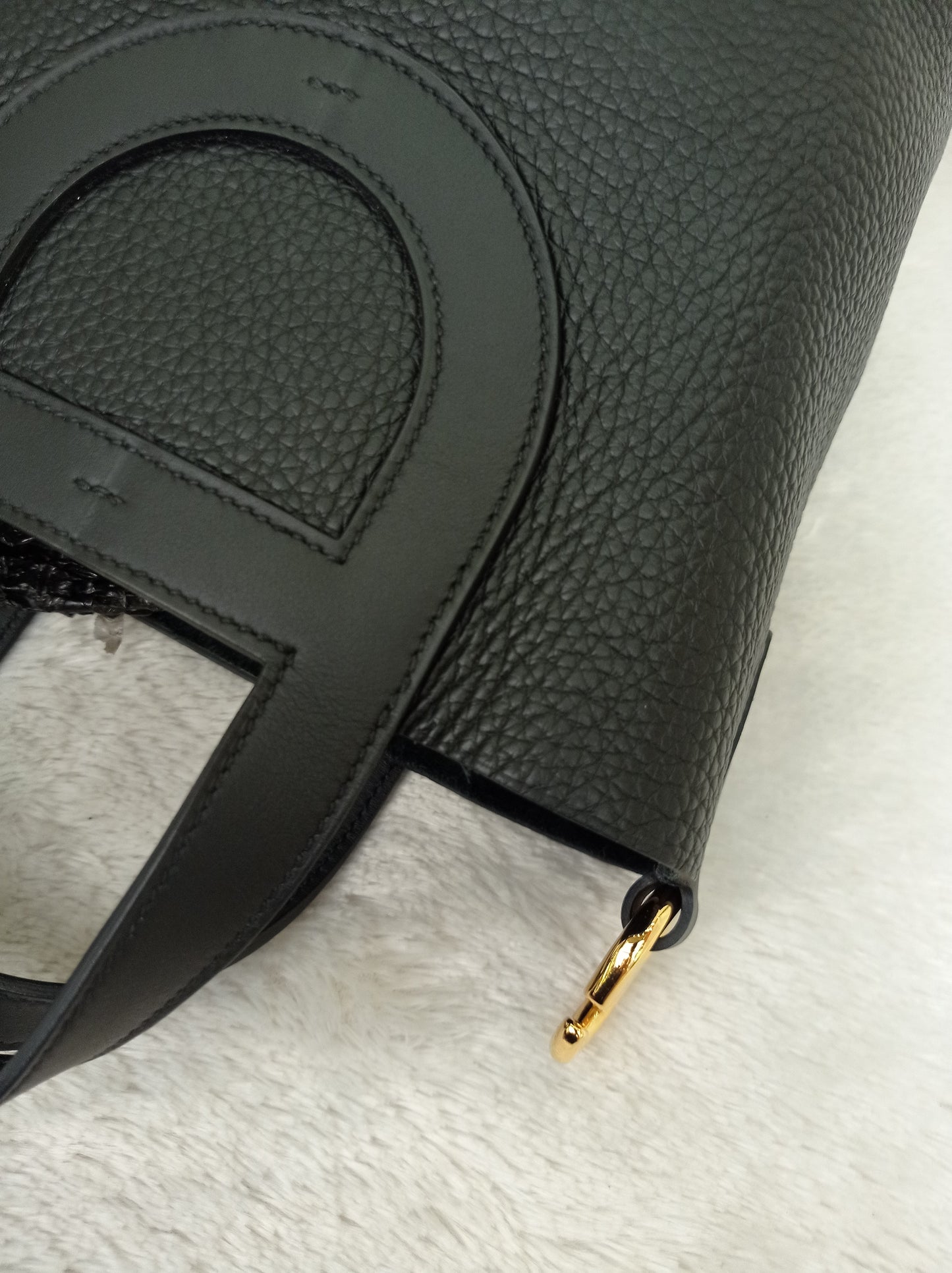 *LikeNew* Hermes In The Loop 18 Clem Swift Noir GHW #W