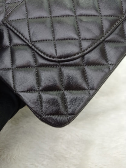Chanel Medium Lamb Black SHW DF #16