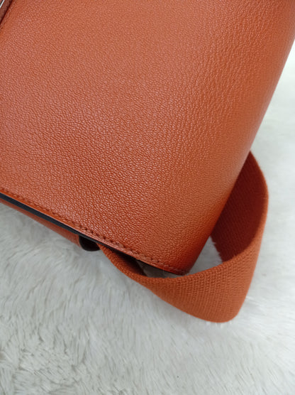 Hermes Geta Chevre Mysore Sangle Cuivre PHW #U