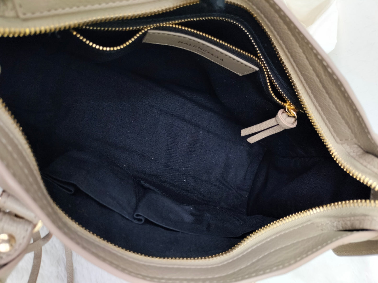 Balenciaga Small City Edge Taupe GHW 2017