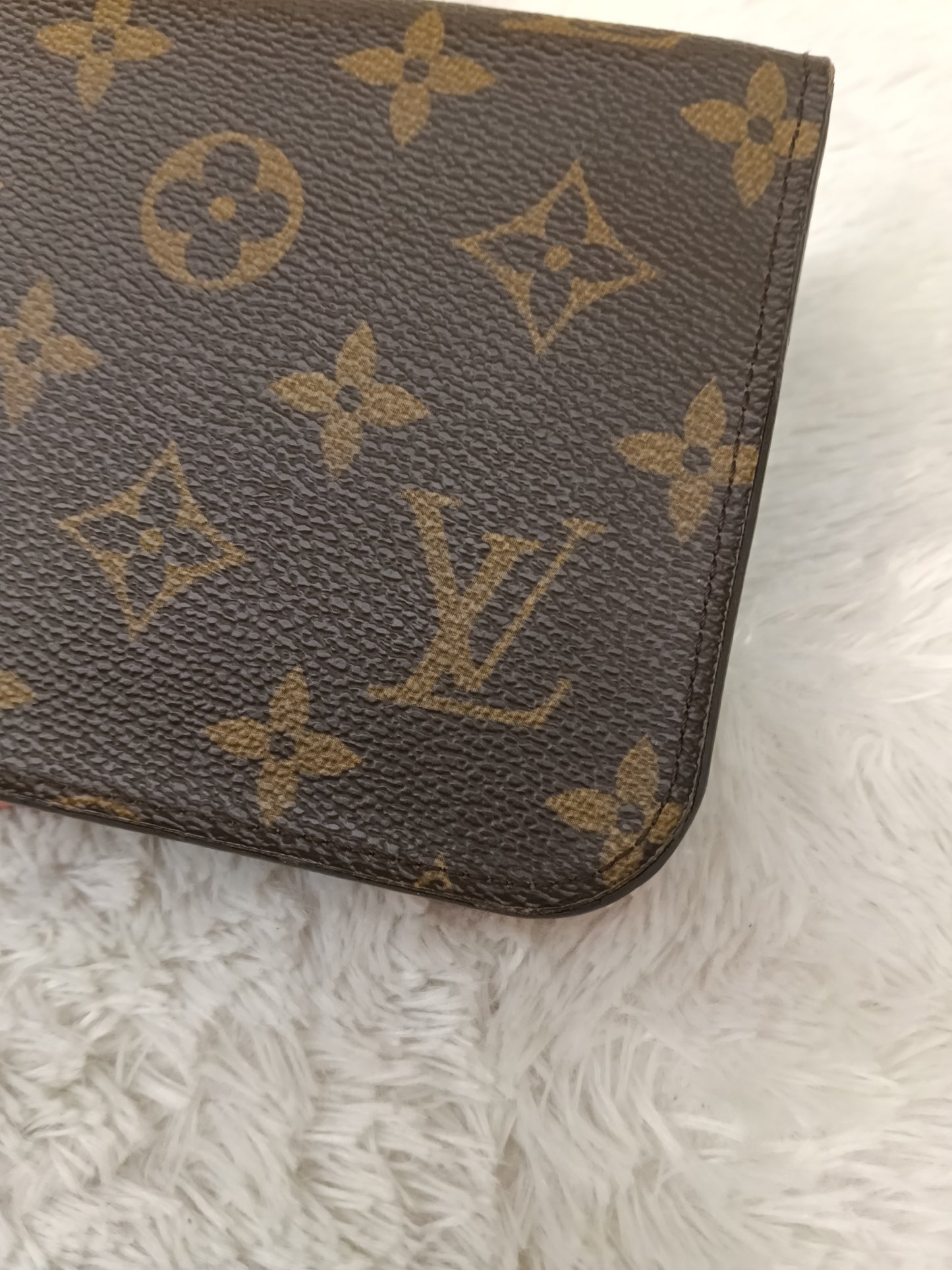 LV Insolite Long Wallet Monogram Salmon Pink