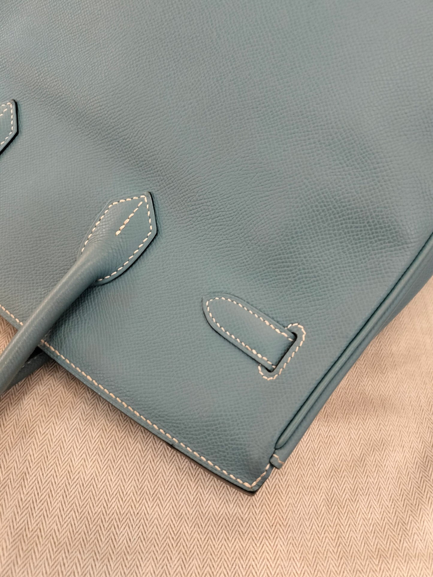 B35 Epsom Blue Jeans PHW #N square