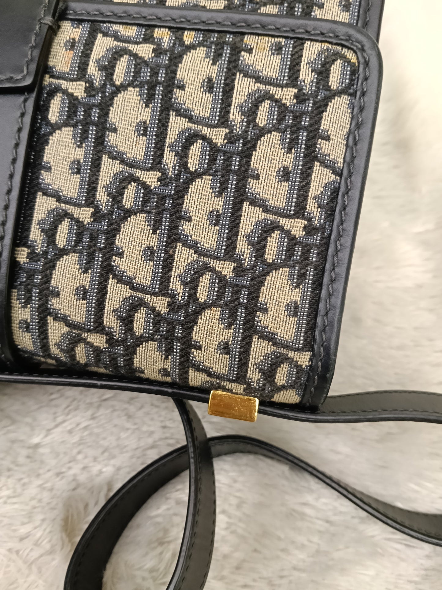 Dior Montaigne 30 Oblique Navy GHW 2022