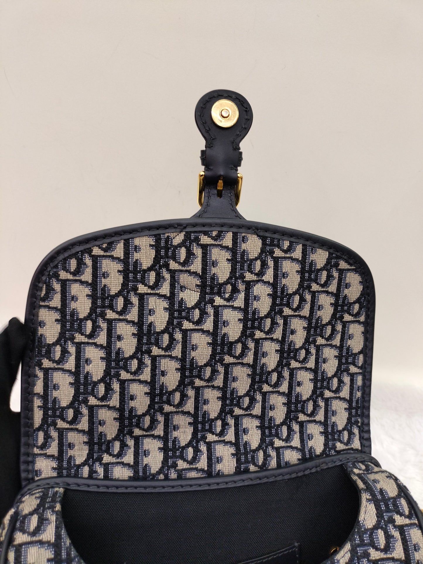 Dior Bobby Medium Oblique Navy GHW 2020