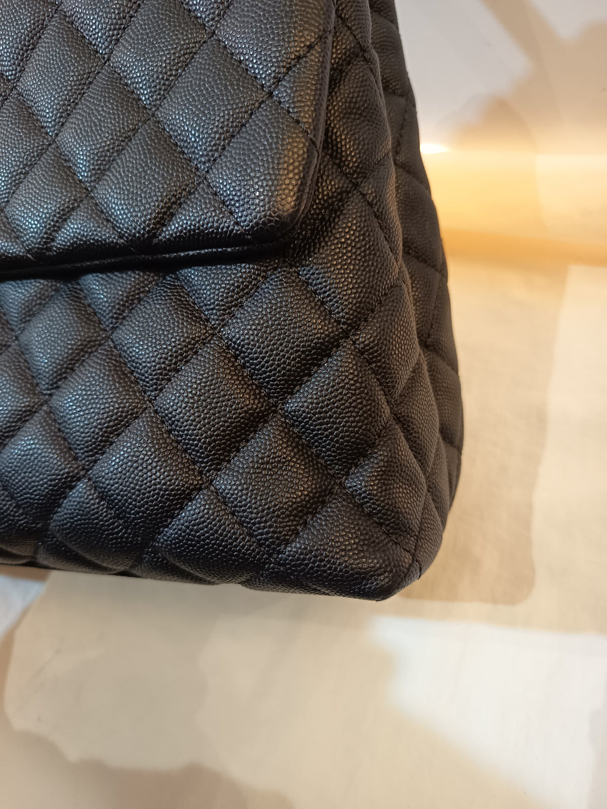 Chanel Coco Handle Large Caviar Black GHW #25