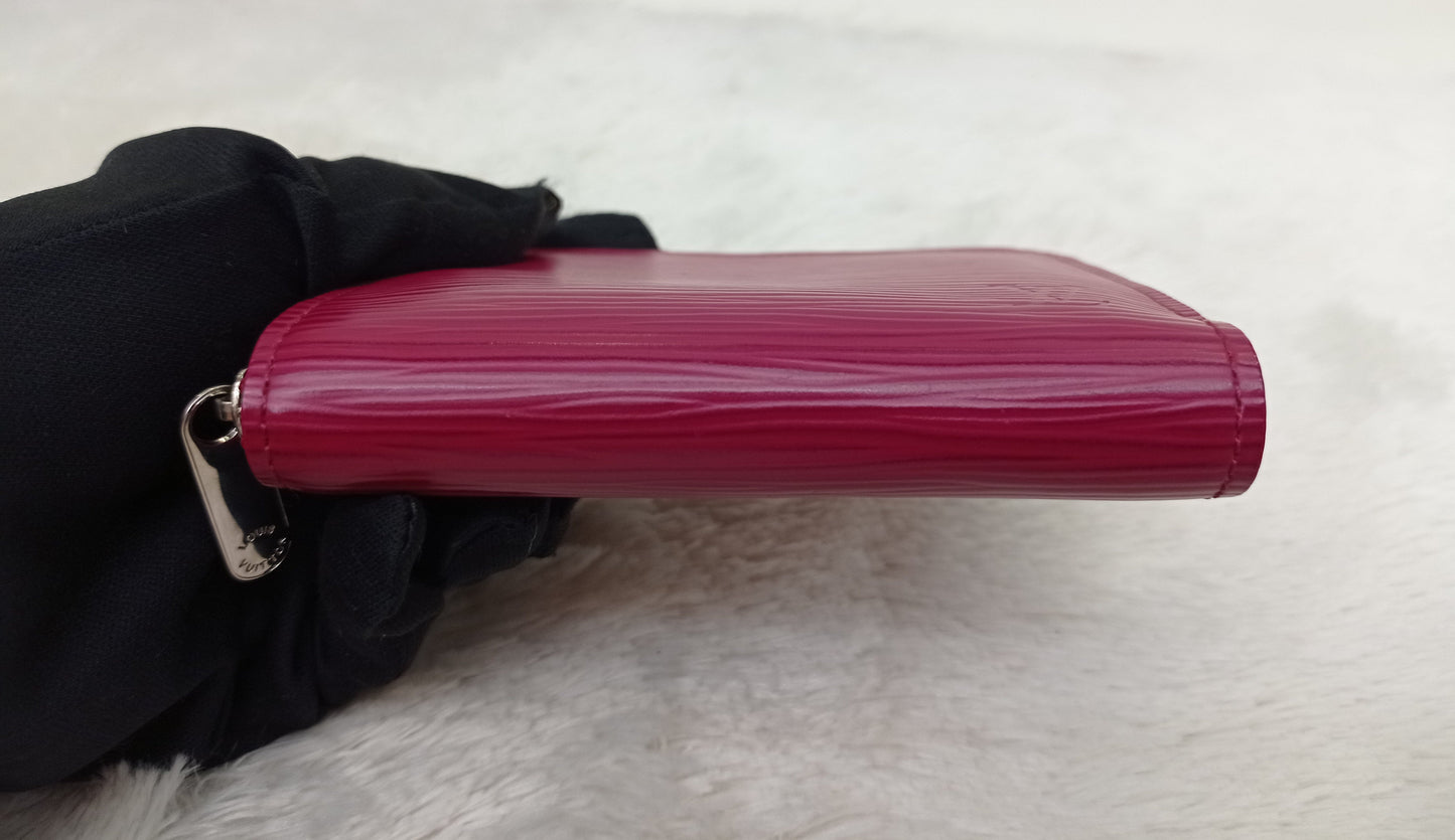 LV Zippy Coin Purse Epi Fuchsia