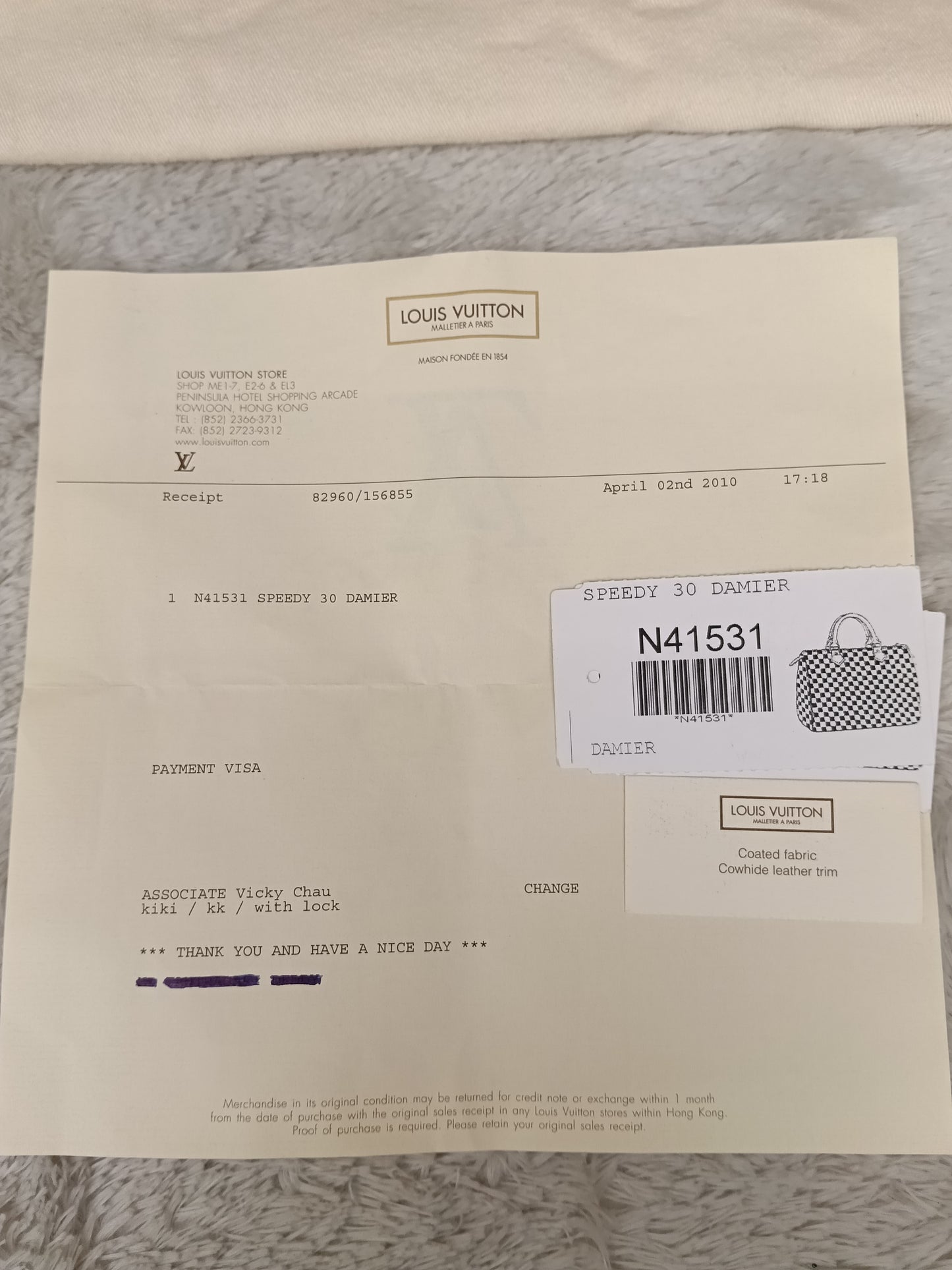 LV Speedy 30 Damier 2010