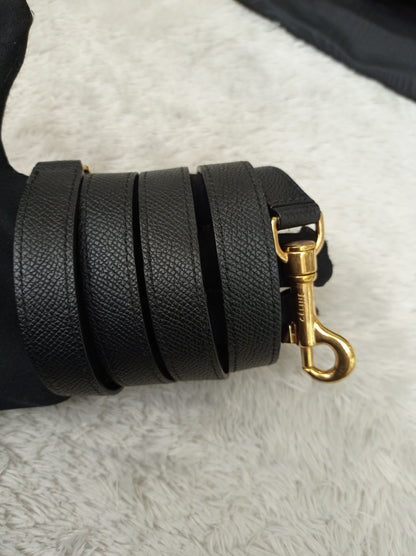 Celine Micro Belt Grained Black GHW 2017